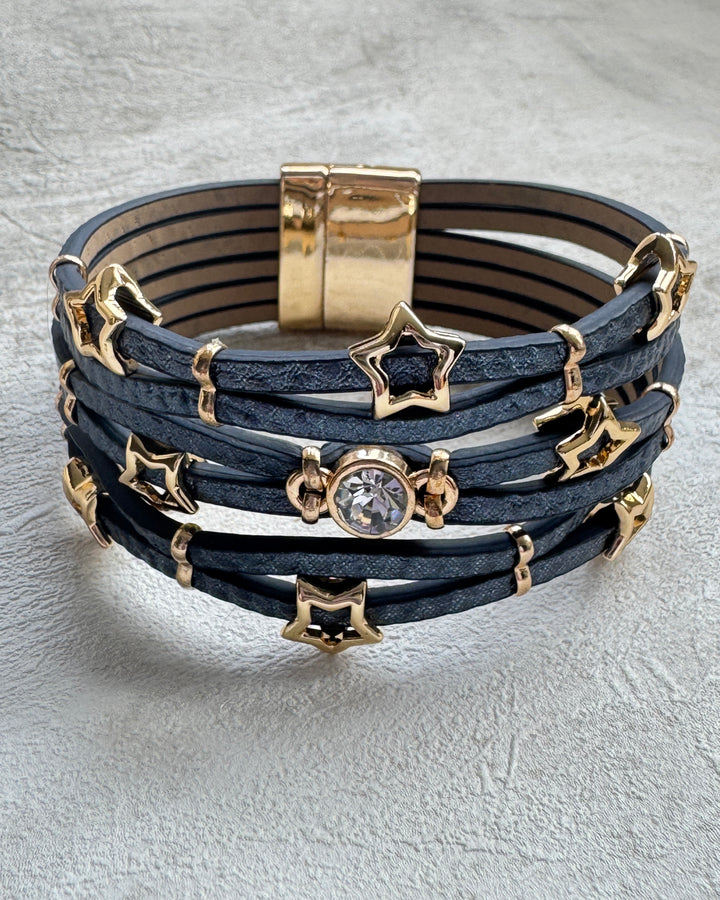 The Navy Starlight Cuff Bracelet