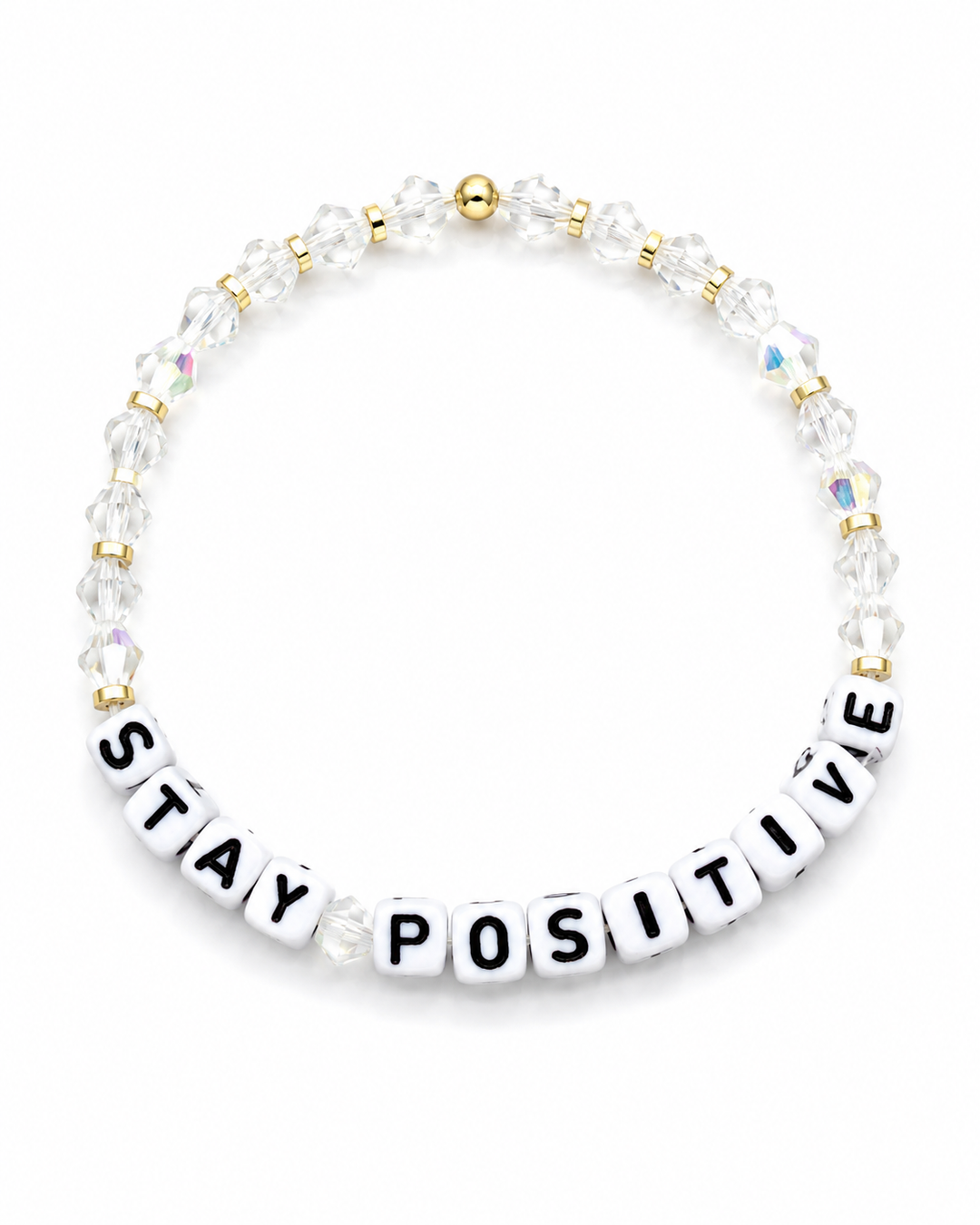 Stay Positive Letter Bracelet