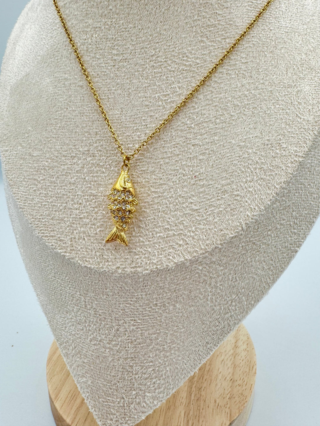 The Shimmerfish Gold Plated Waterproof Necklace