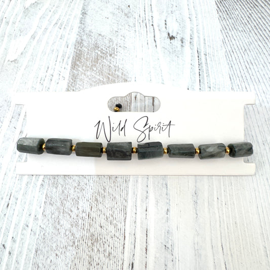 The Labradorite Rock Bracelet