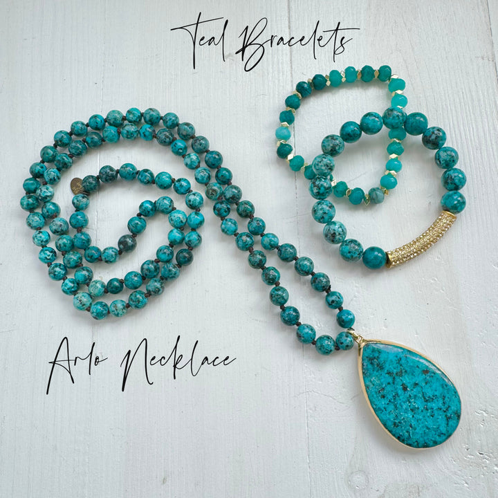 The Teal Arlo Necklace