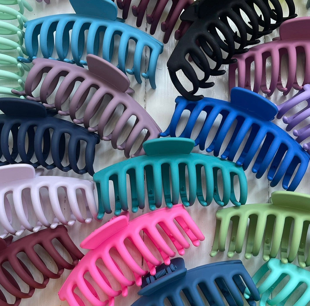 a group of hair clips