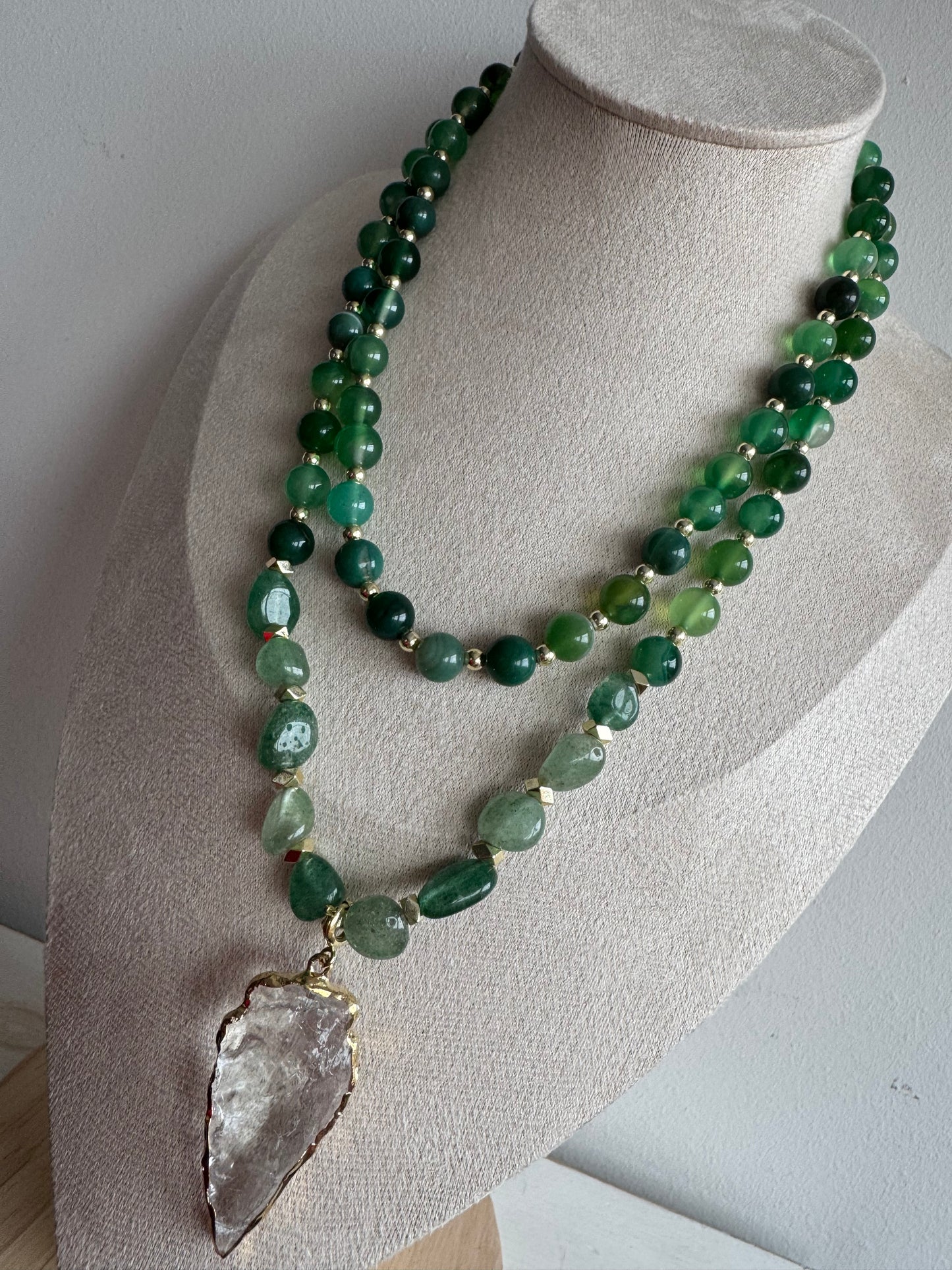 Green Athena Necklace