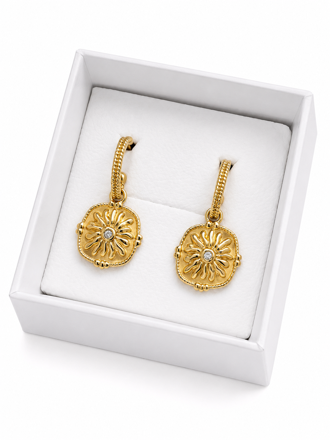 Blaze Gold Plated Waterproof Earrings