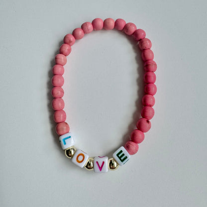 LOVE Bead Bracelet