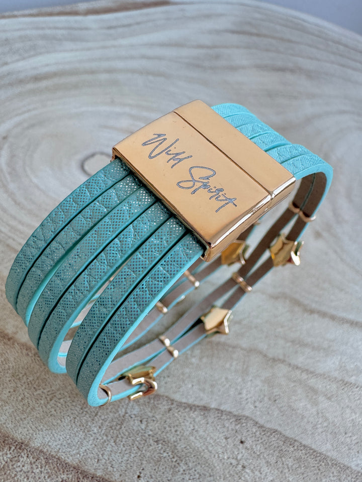 The Mint Green Starlight Cuff Bracelet