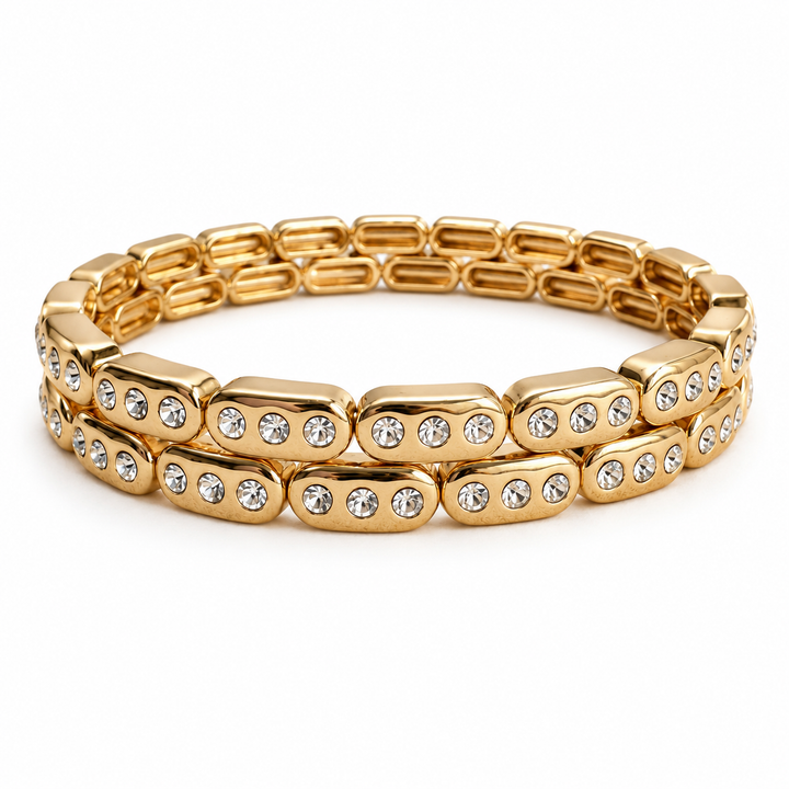 Clear Crystal Tyler Bling Bracelet