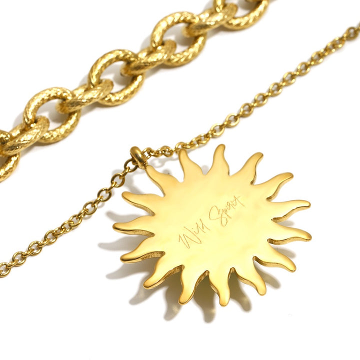 The Aventurine Solstice Gold Plated Waterproof Necklace