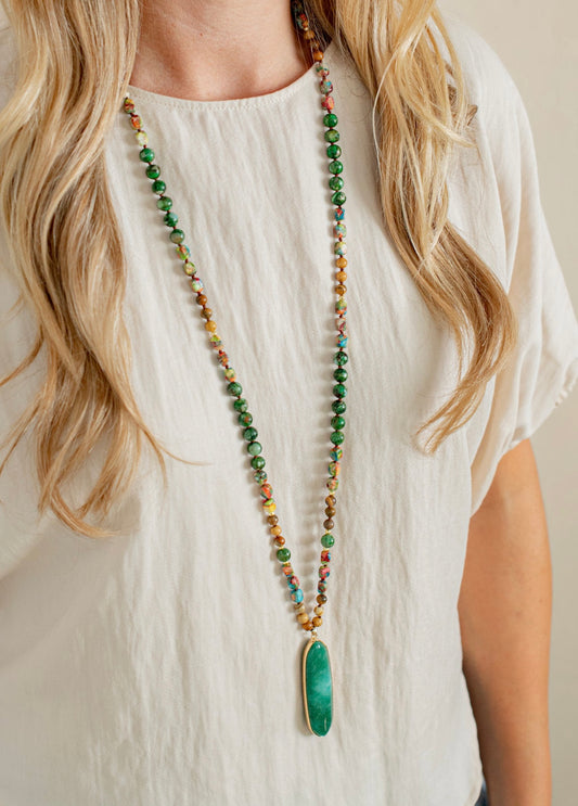 The Green Mix Selena Necklace