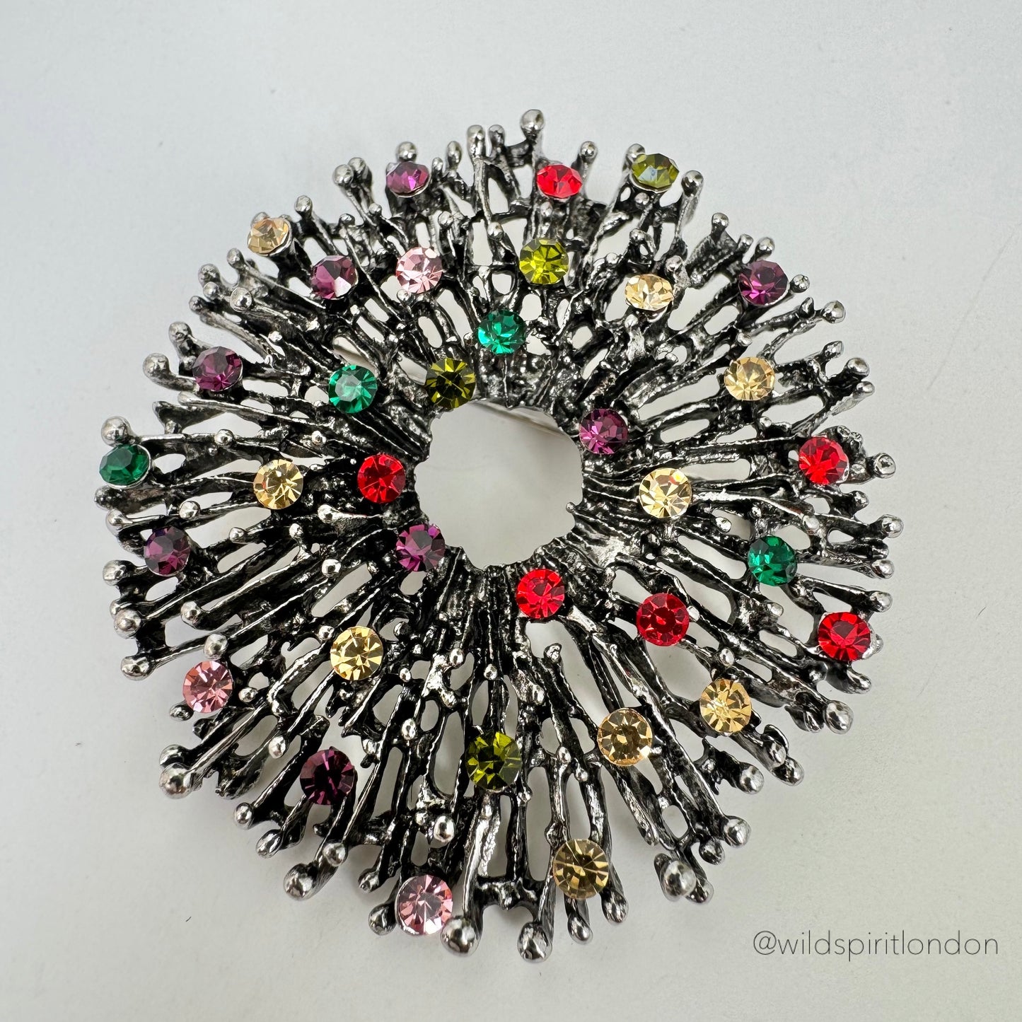 Jewel Wreath Brooch