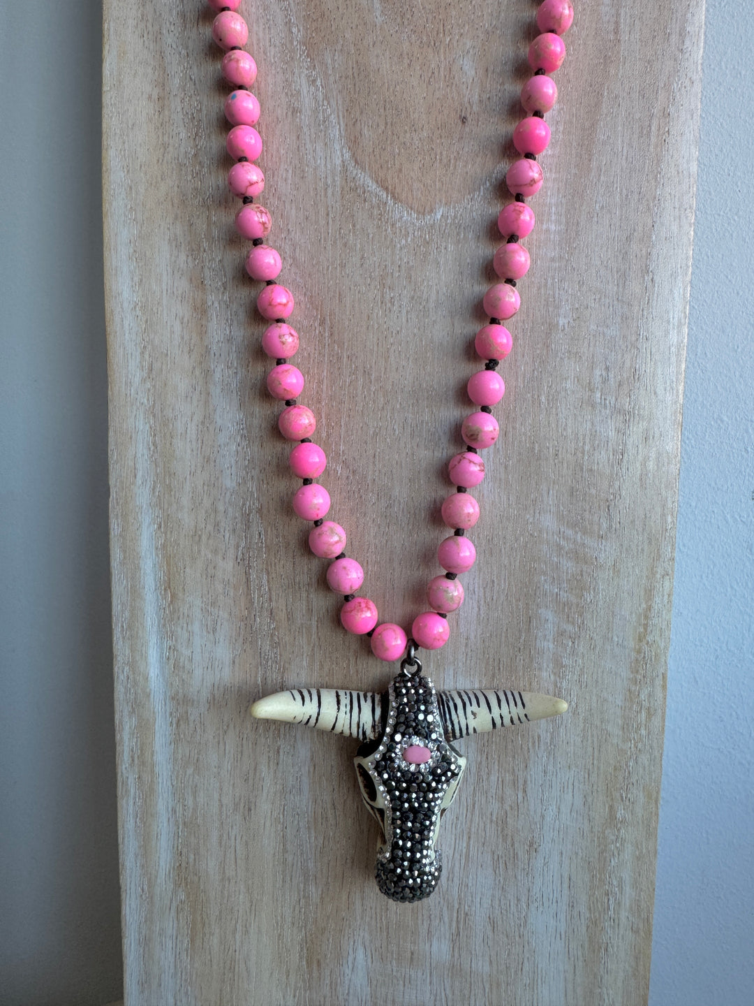 The Pink Buffy Necklace