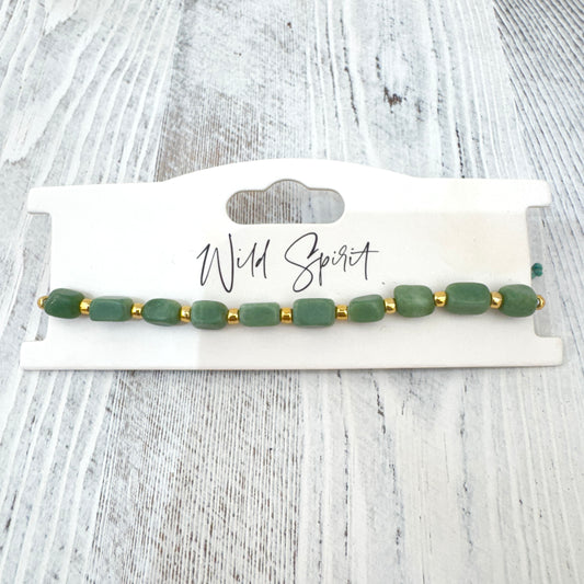 The Green Jade Nomad Bracelet