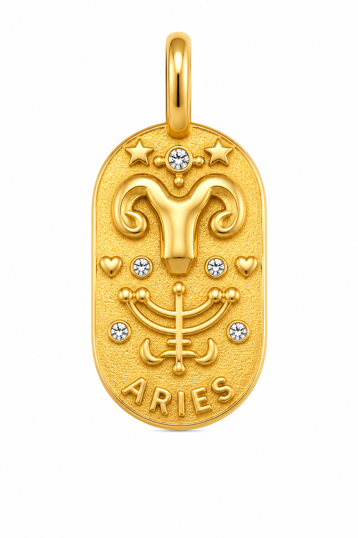 Set of 12 Horoscope Charm Necklaces