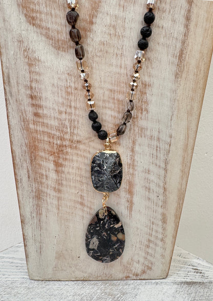 The Black Jasper Necklace