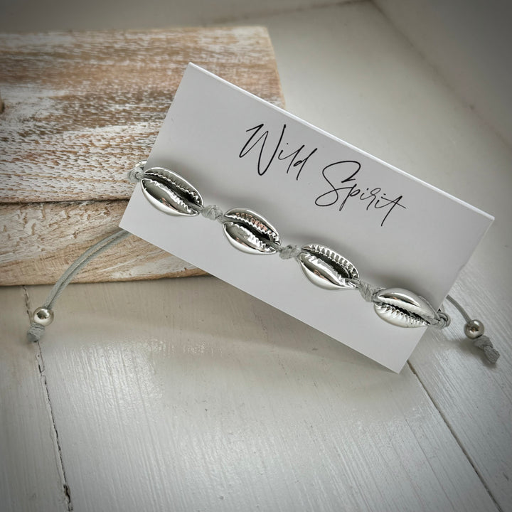 Silver Shell Bracelet