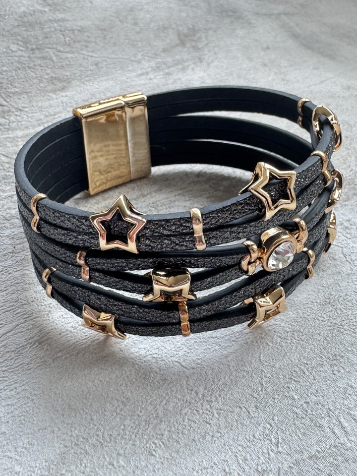 The Black Starlight Cuff Bracelet