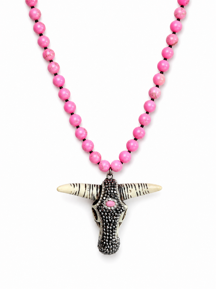 Pink Buffy Necklace