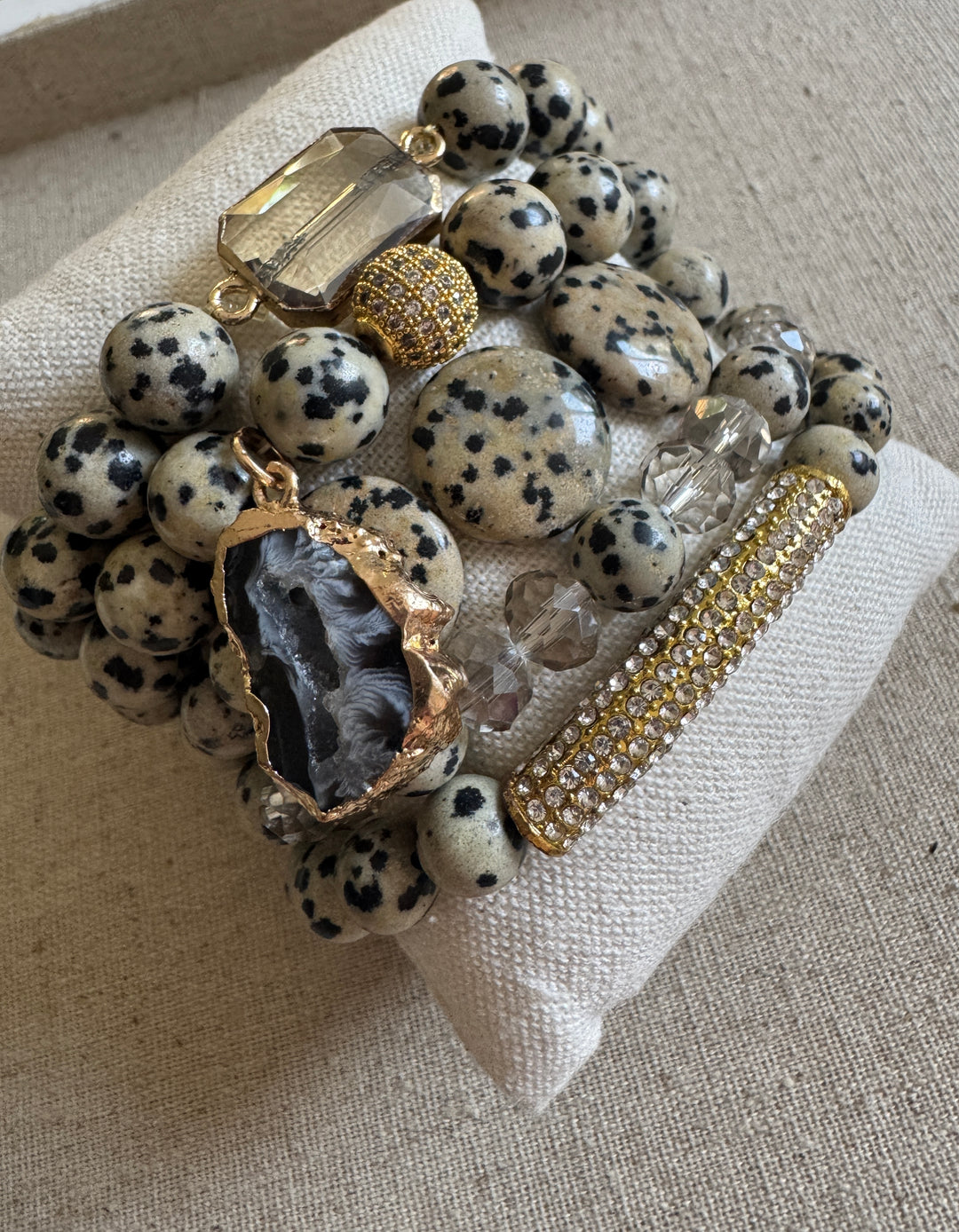 Dalmatian Set of 5 Bracelets