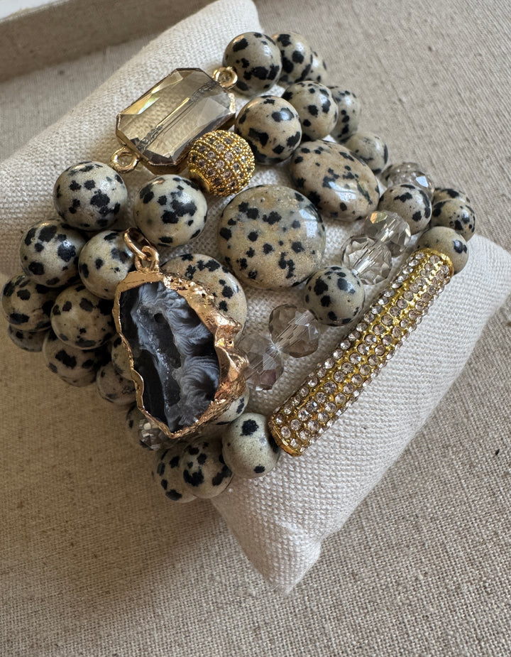 Dalmatian Set of 5 Bracelets