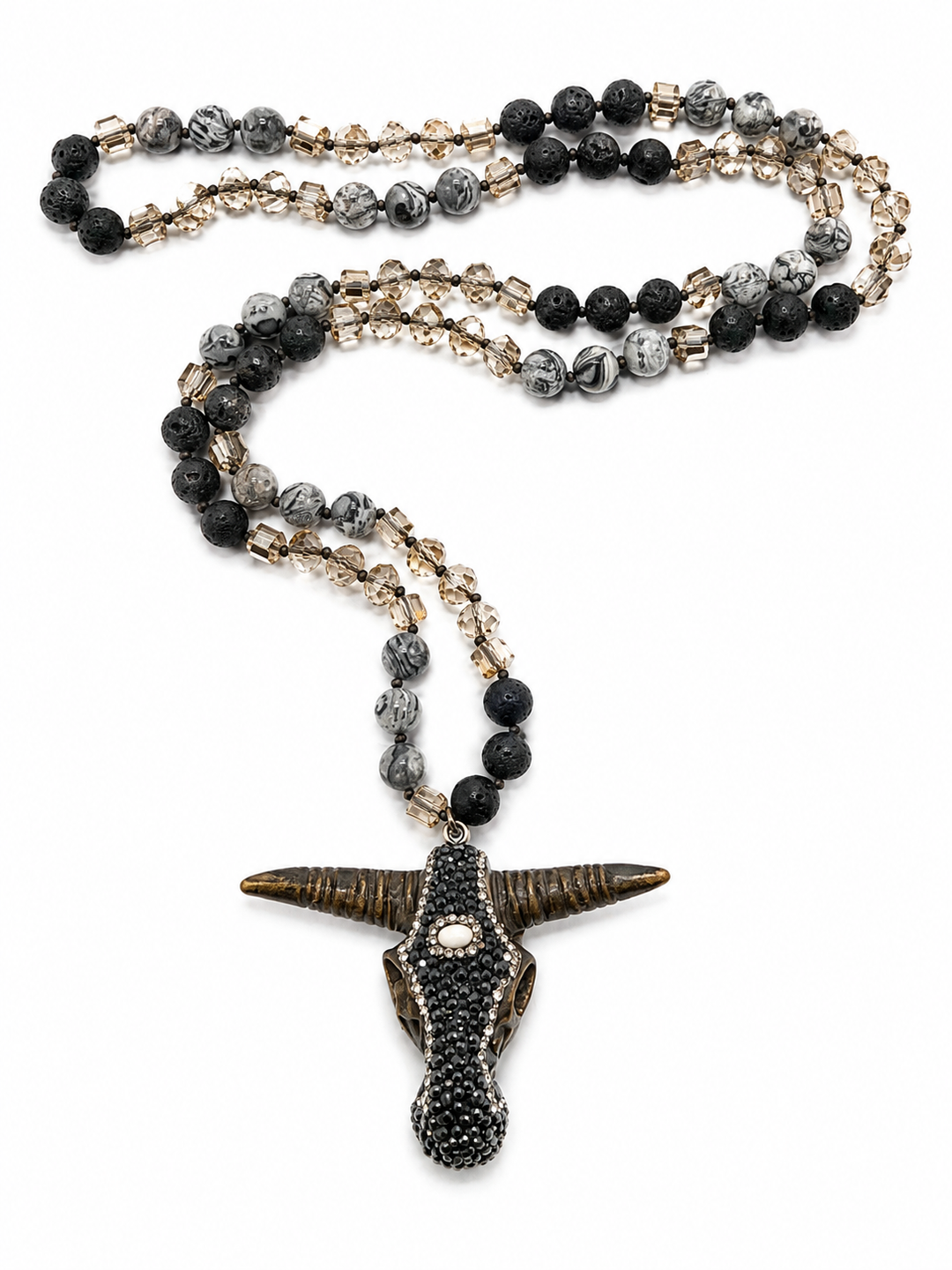 Black Mix Buffy Necklace