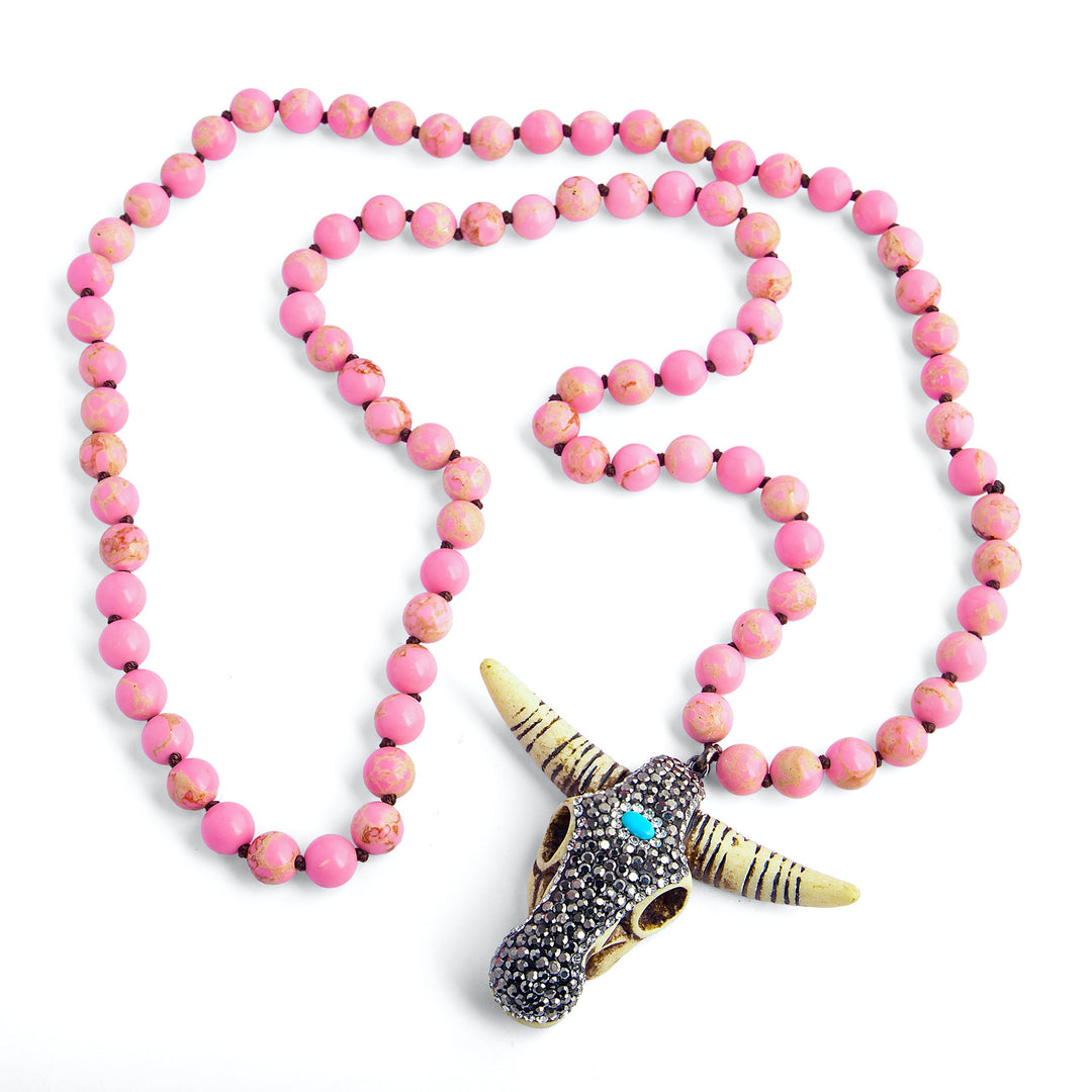 Pink Buffy Necklace