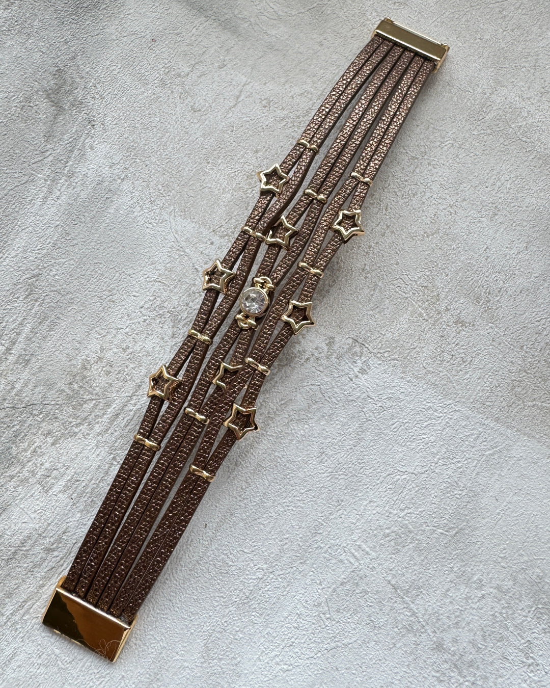 The Brown Starlight Cuff Bracelet