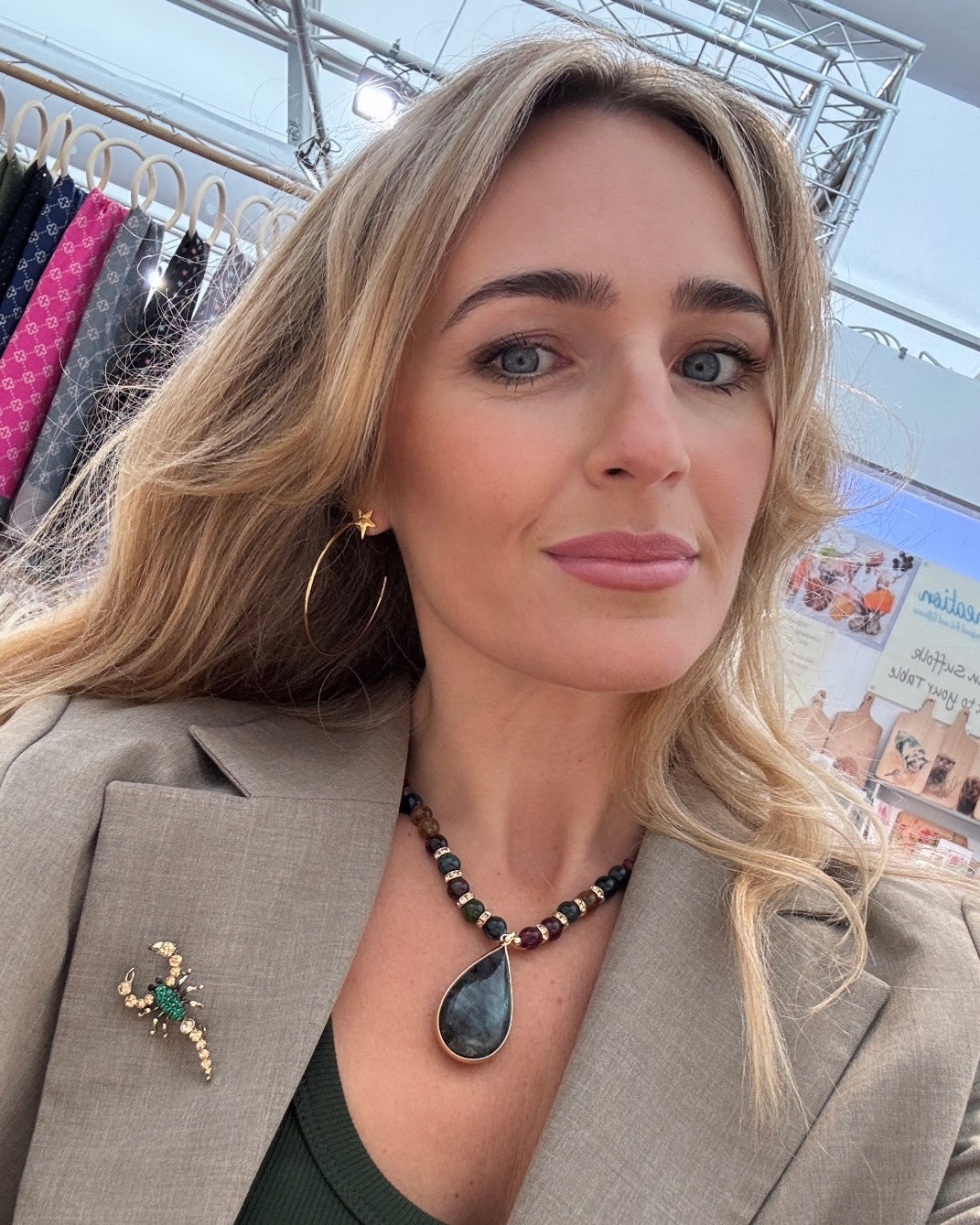 The Supernova Gold Plated Waterproof Earrings