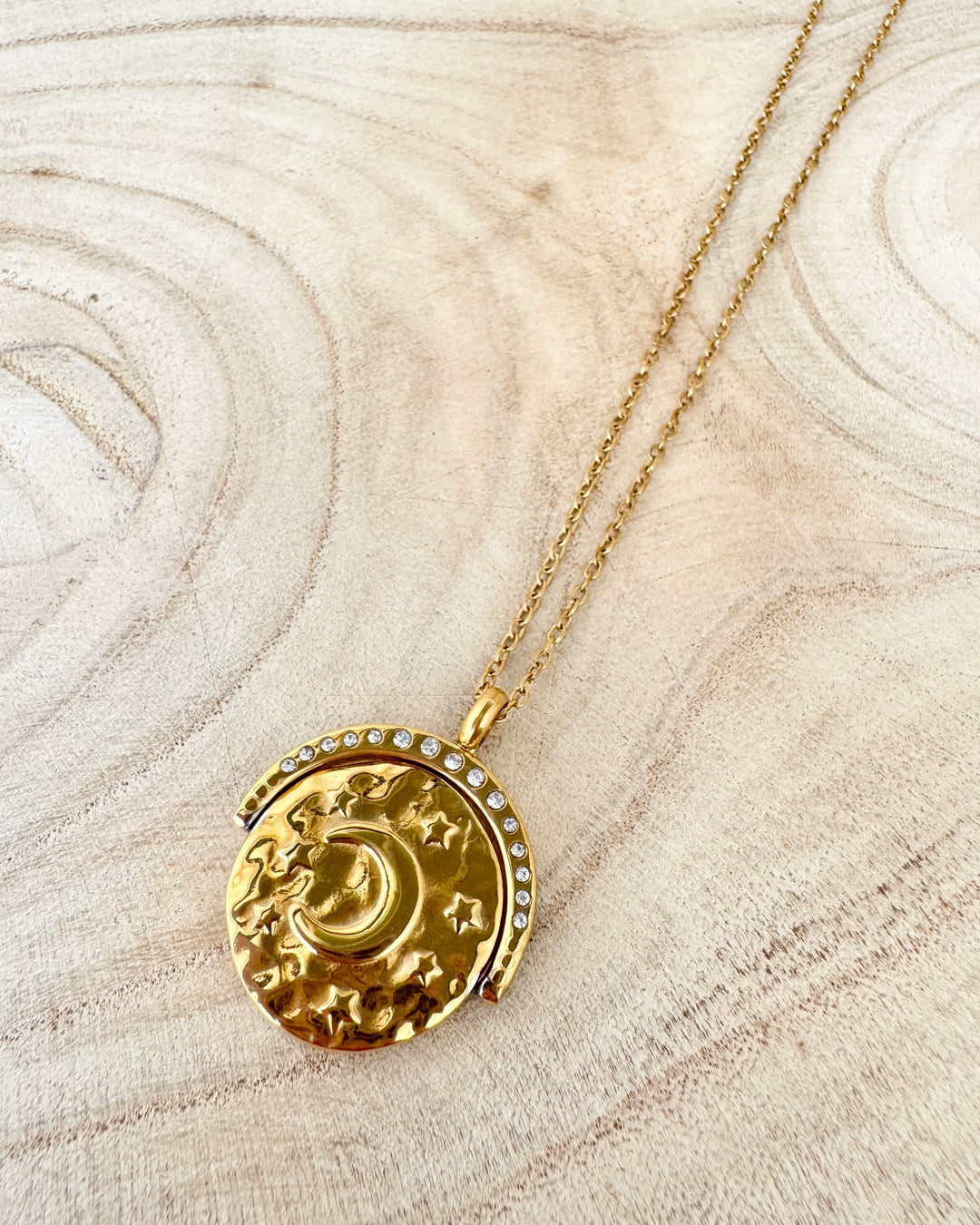 The Eclipse Gold Plated Waterproof Necklace