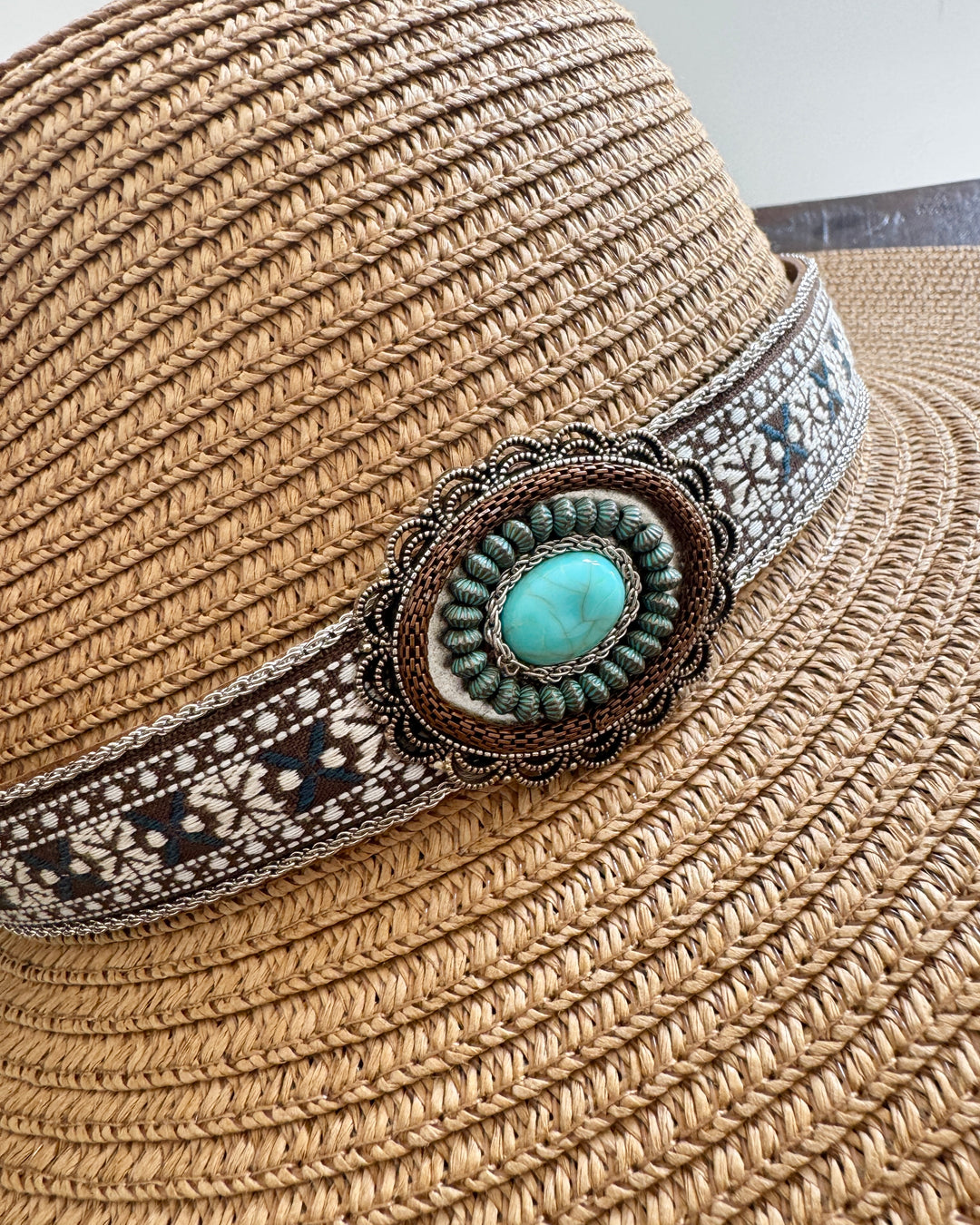 Wide Brim Western Sun Hat