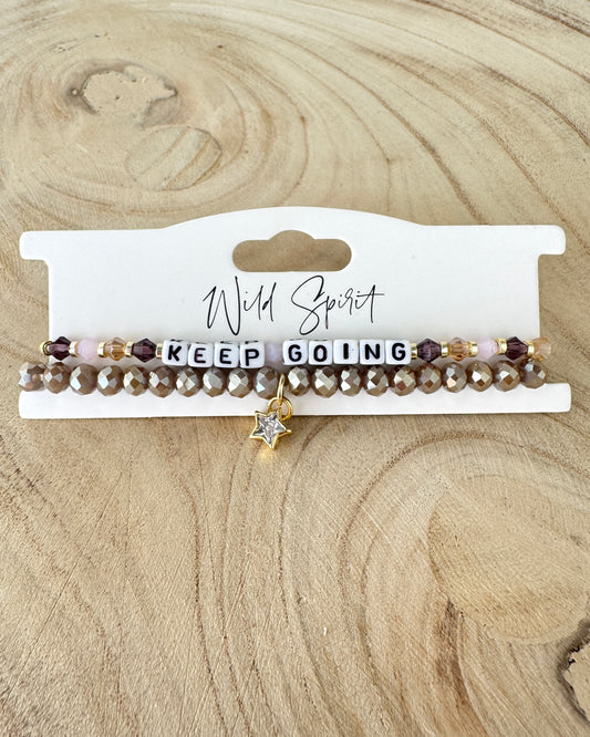 The Keep Going Bracelet Gift Set