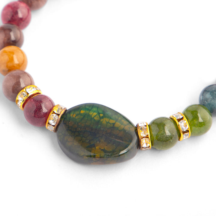 The Rainforest Bloom Spirit Stone Bracelet