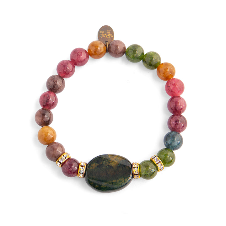 The Rainforest Bloom Spirit Stone Bracelet