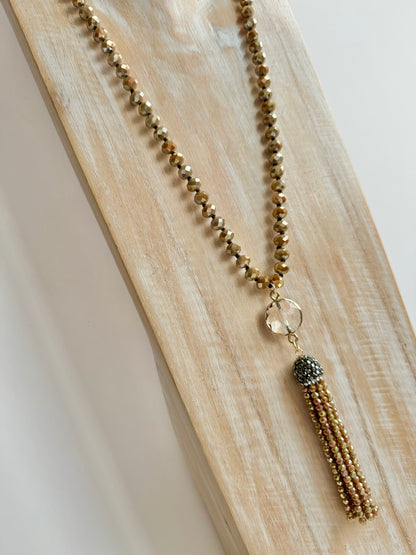 Goldie Tassel Necklace