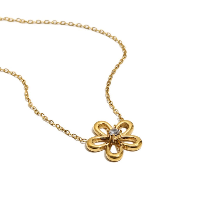 Blossom Gold Plated Waterproof Necklace
