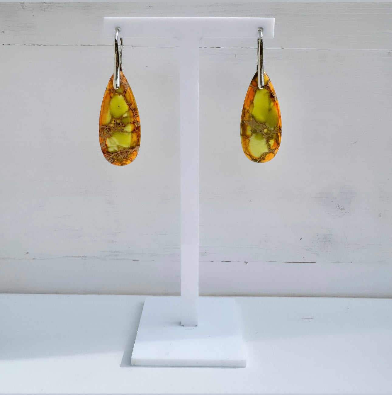 Jasper Earrings - Yellow