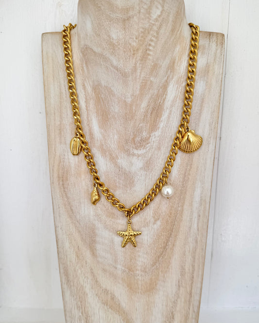 Beachcomber Charm Necklace