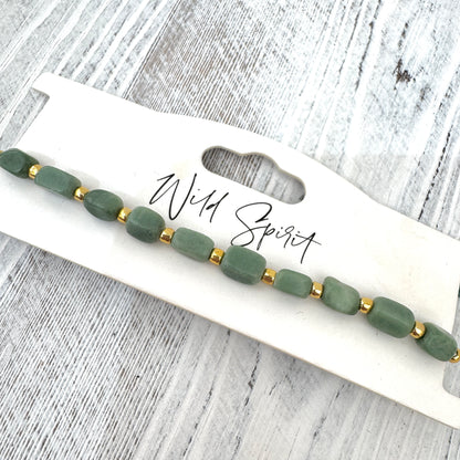 The Green Jade Nomad Bracelet