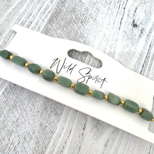 The Green Jade Nomad Bracelet