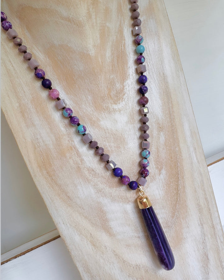 The Violet Sofia Necklace