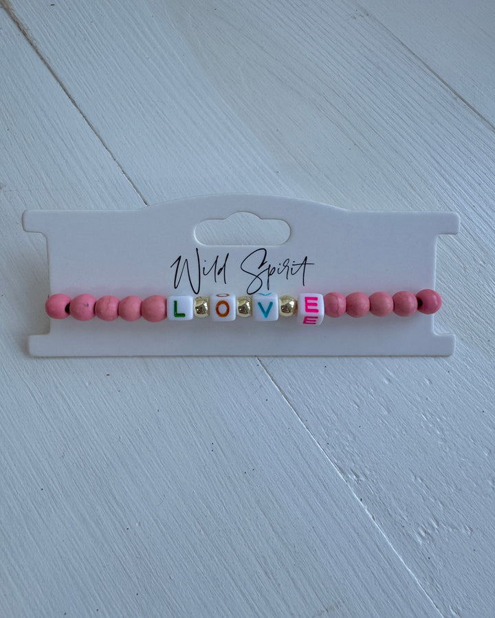 LOVE Bead Bracelet