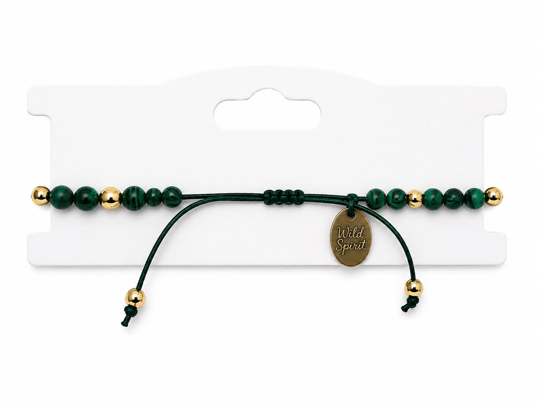 Malachite Chip Bracelet