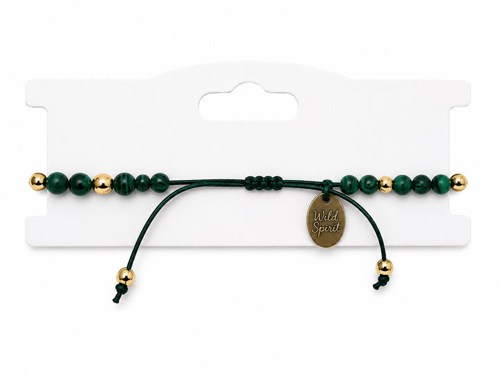 Malachite Chip Bracelet
