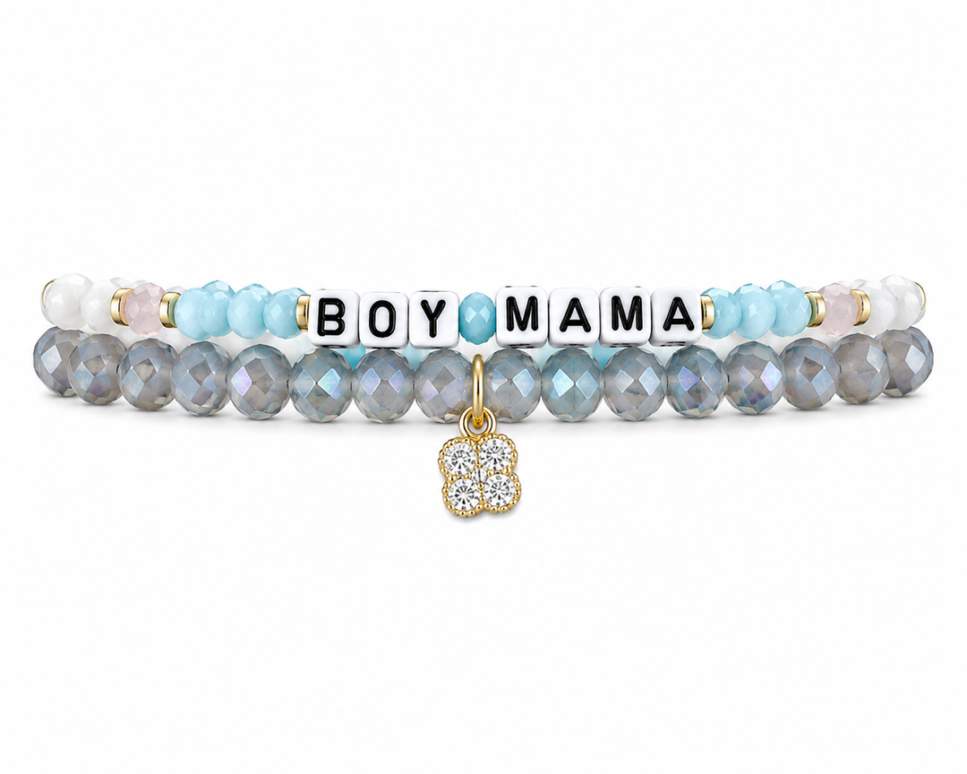Boy Mama Letter Bracelet Gift Set