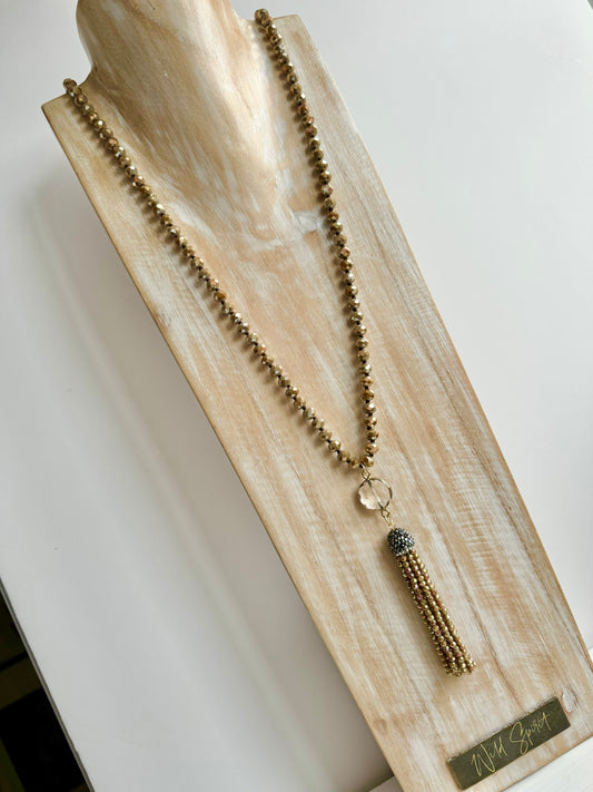 Goldie Tassel Necklace