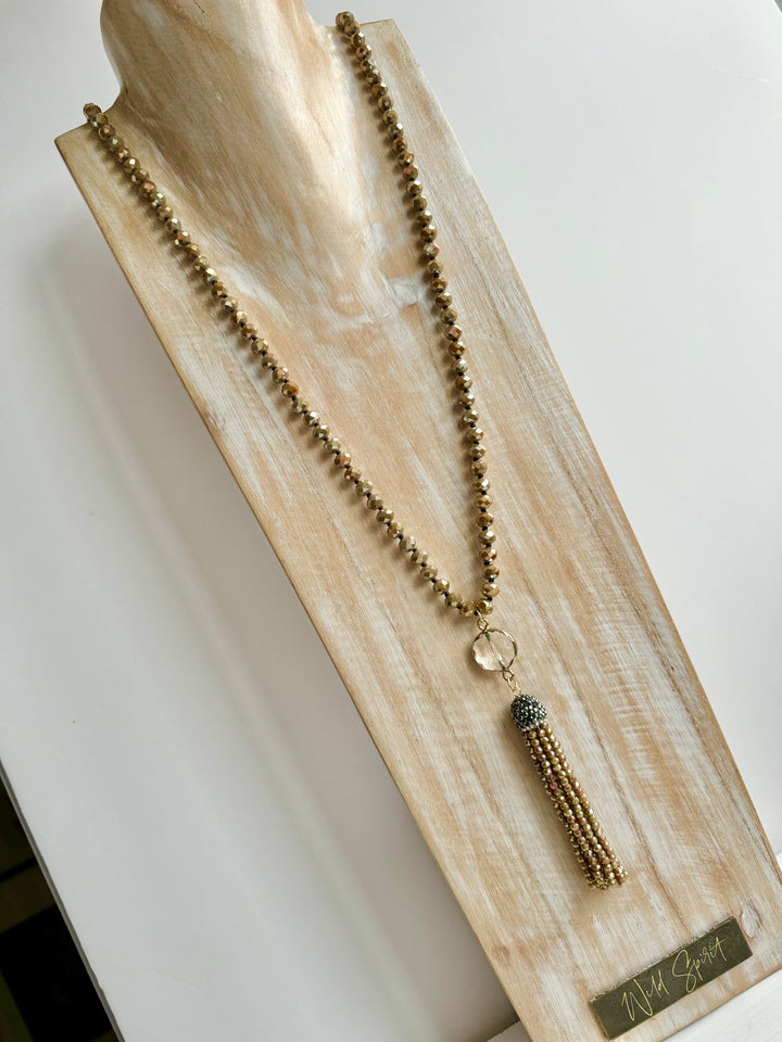 The Gold Tassel Necklace