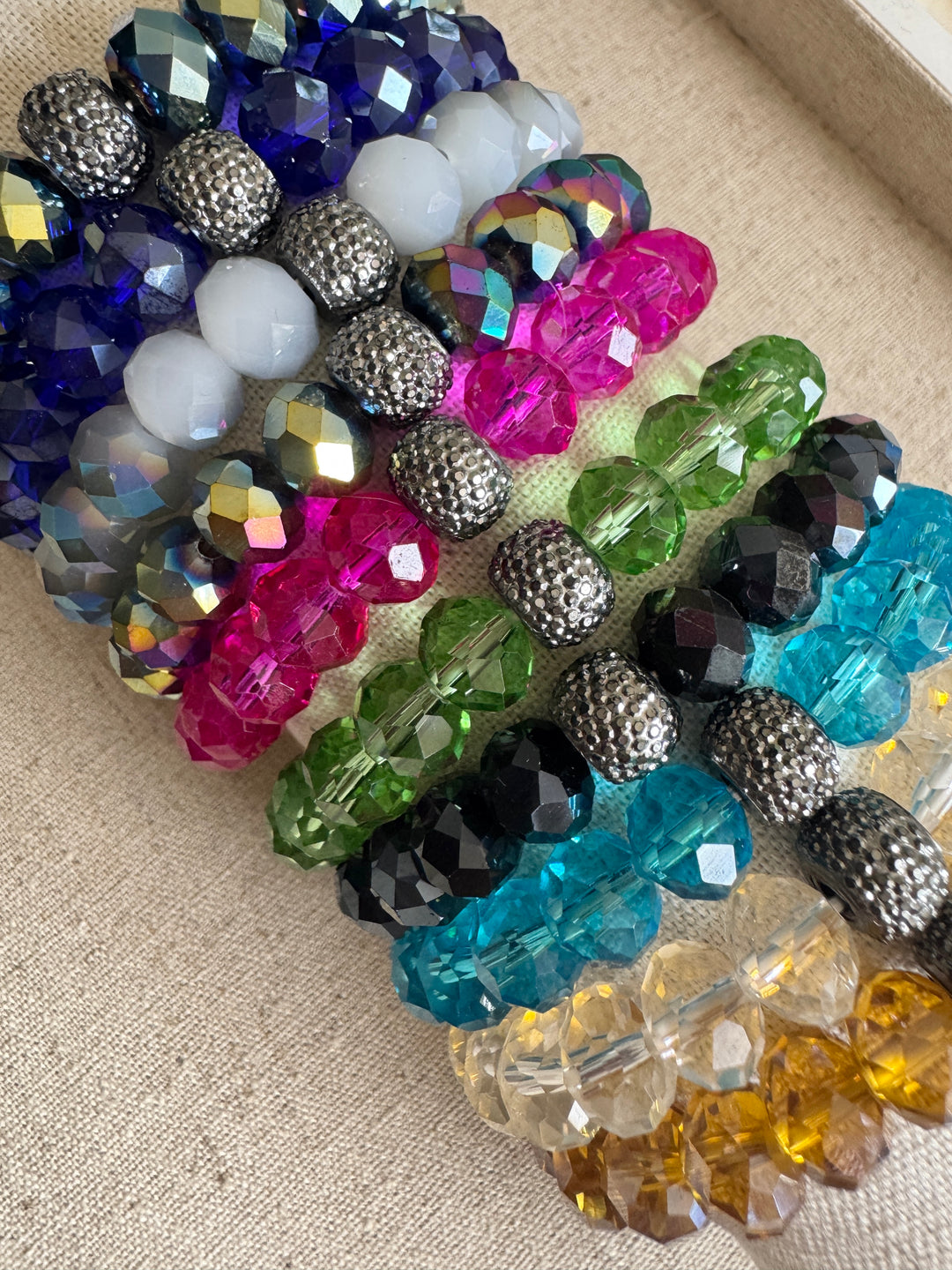 Disco Ball Set of 10 Bracelets