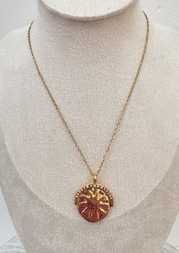 The Eclipse Gold Plated Waterproof Necklace