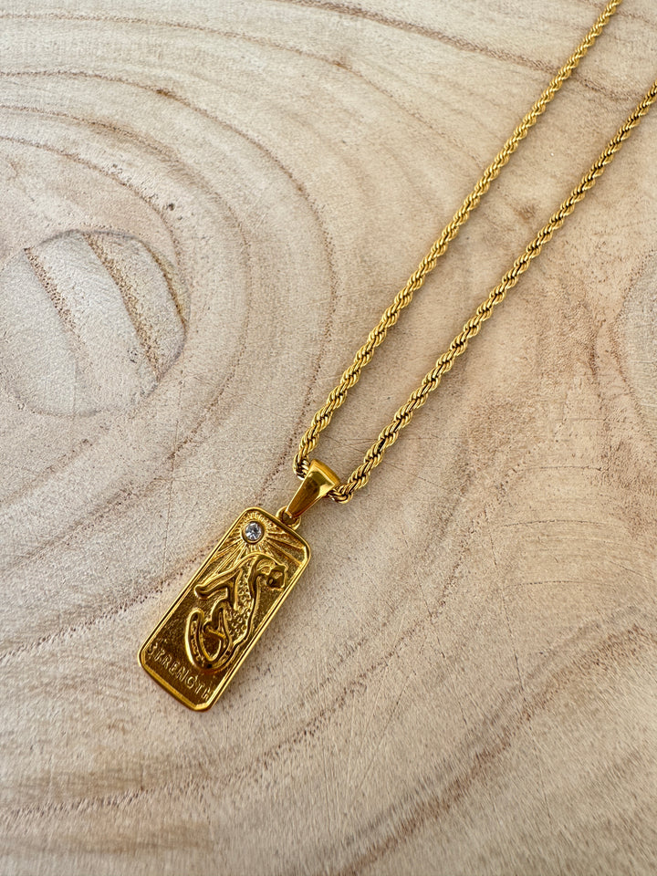 The Strength Gold Plated Waterproof Necklace
