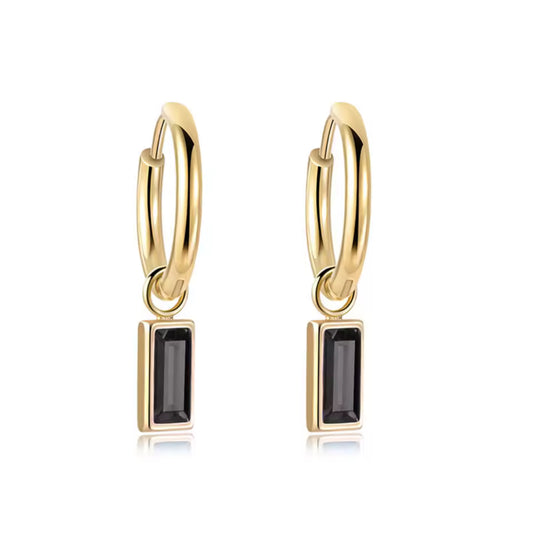 The Elle Black Earrings