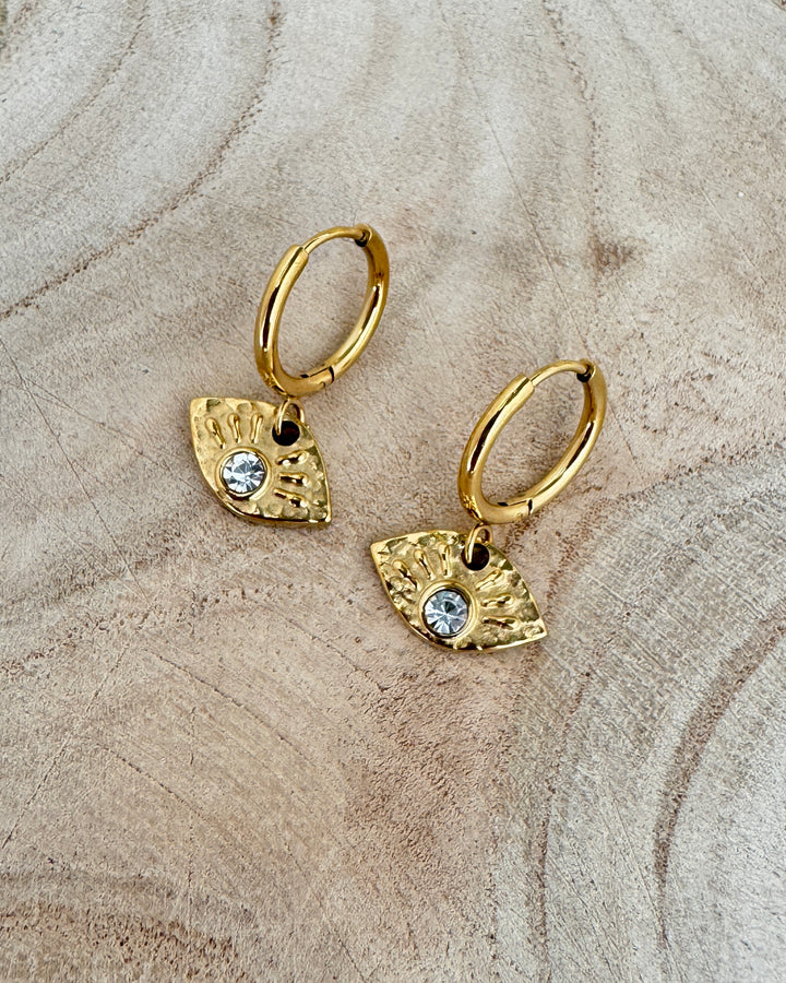 The Sunrise Gold Plated Waterproof Earrings